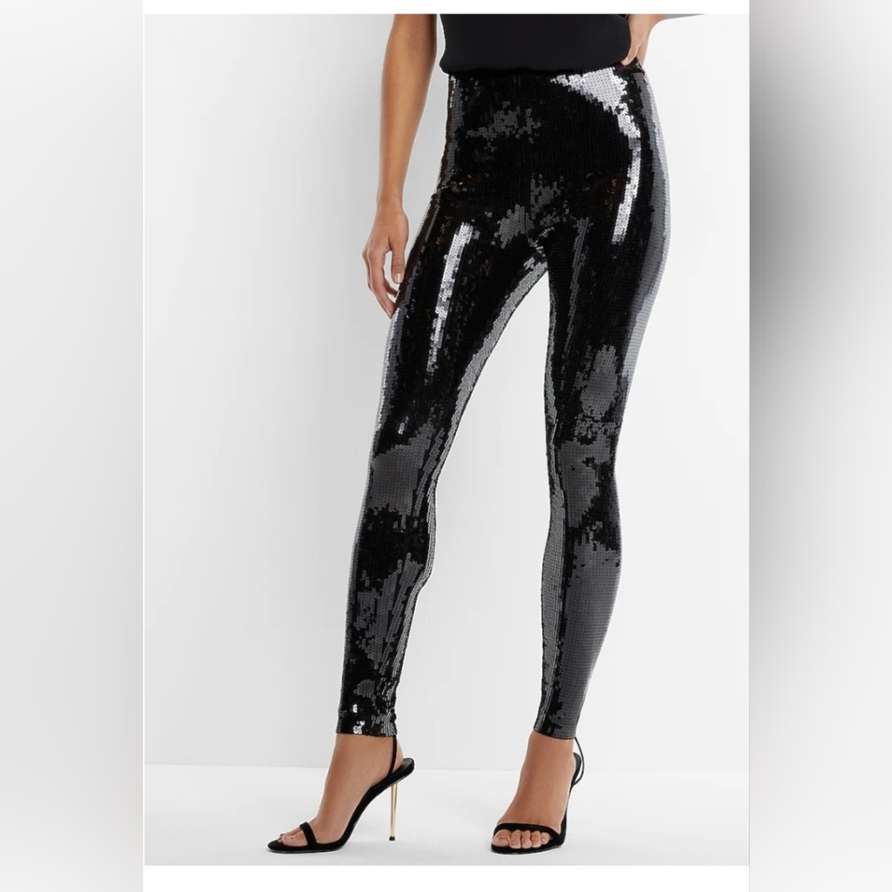 Express super high waisted sequence pants